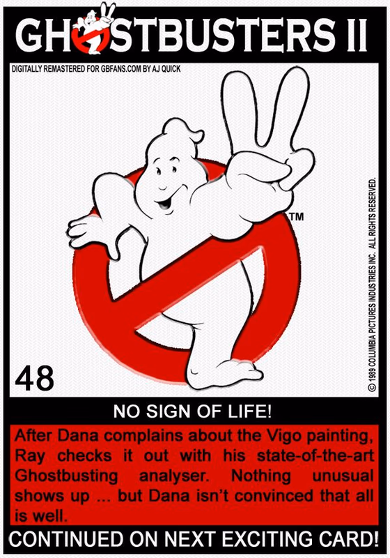 Ghostbusters  2 Trading Cards Card 96