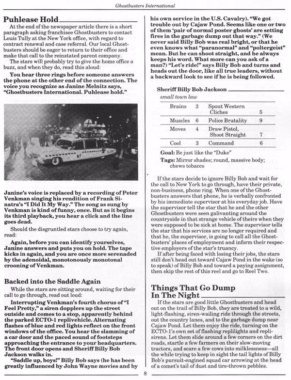Ghostbusters  RPG Ghostbusters 2 The Adventure Page 13