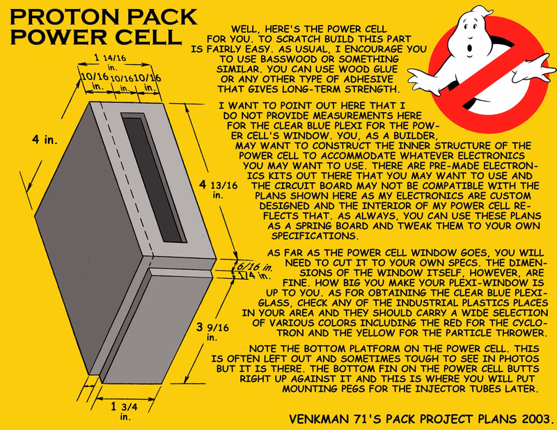 Sean's  Proton Pack Plans Page 11