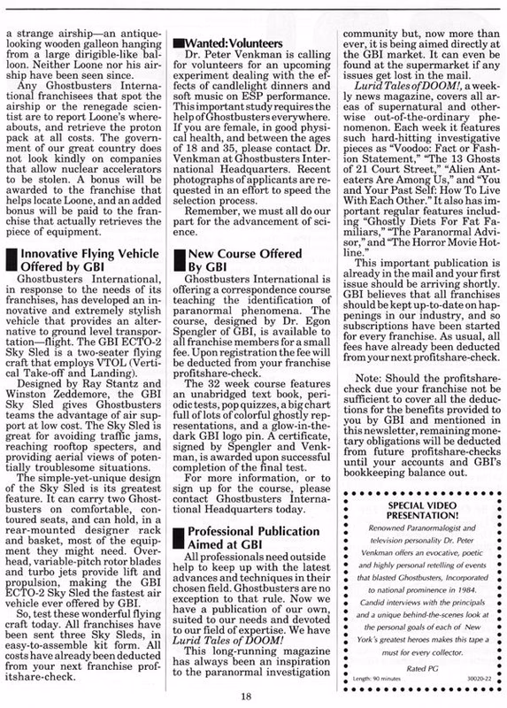 Ghostbusters  RPG ApoKERMIS Now Page 19