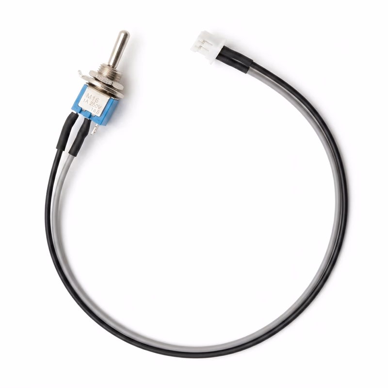 Electronics: Toggle Switch with Grey / Black Wire