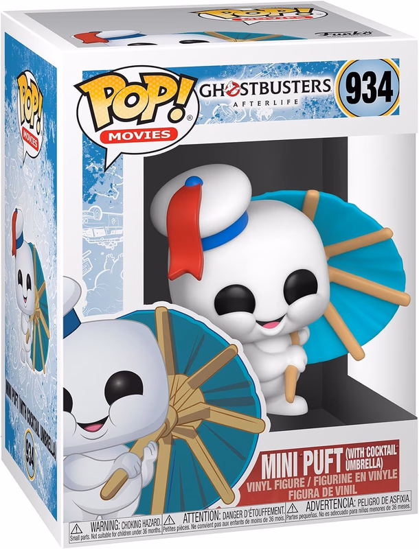 Ghostbusters: Afterlife - Mini Puft with Cocktail Umbrella Funko POP! Vinyl