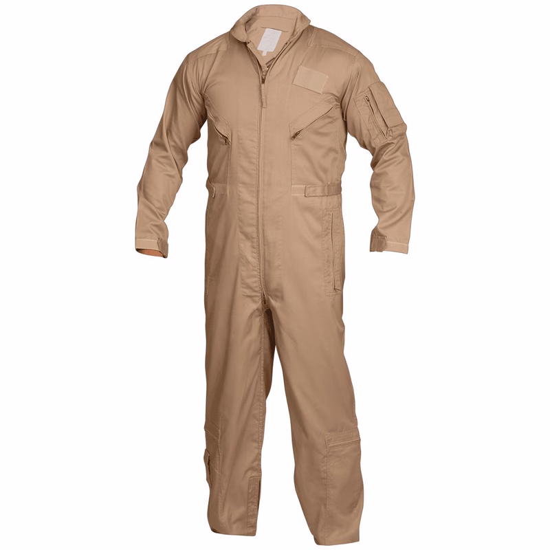 Uniform: Khaki Flight Suit Coveralls