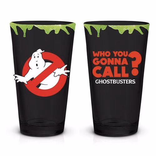 Ghostbusters Logo Who You Gonna Call? Pint Glass
