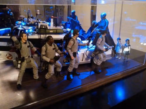 Custom Ghostbusters Display