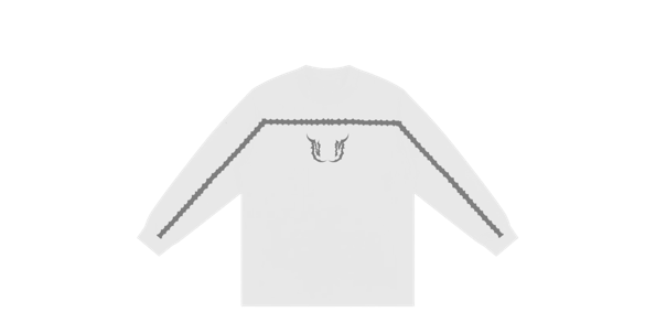 WHITE SWEATSHIRT