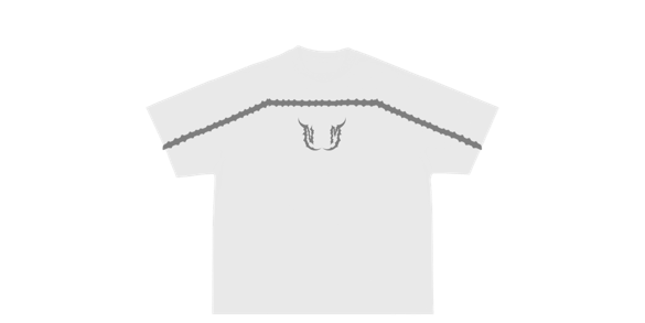 WHITE REFLECTIVE TEE