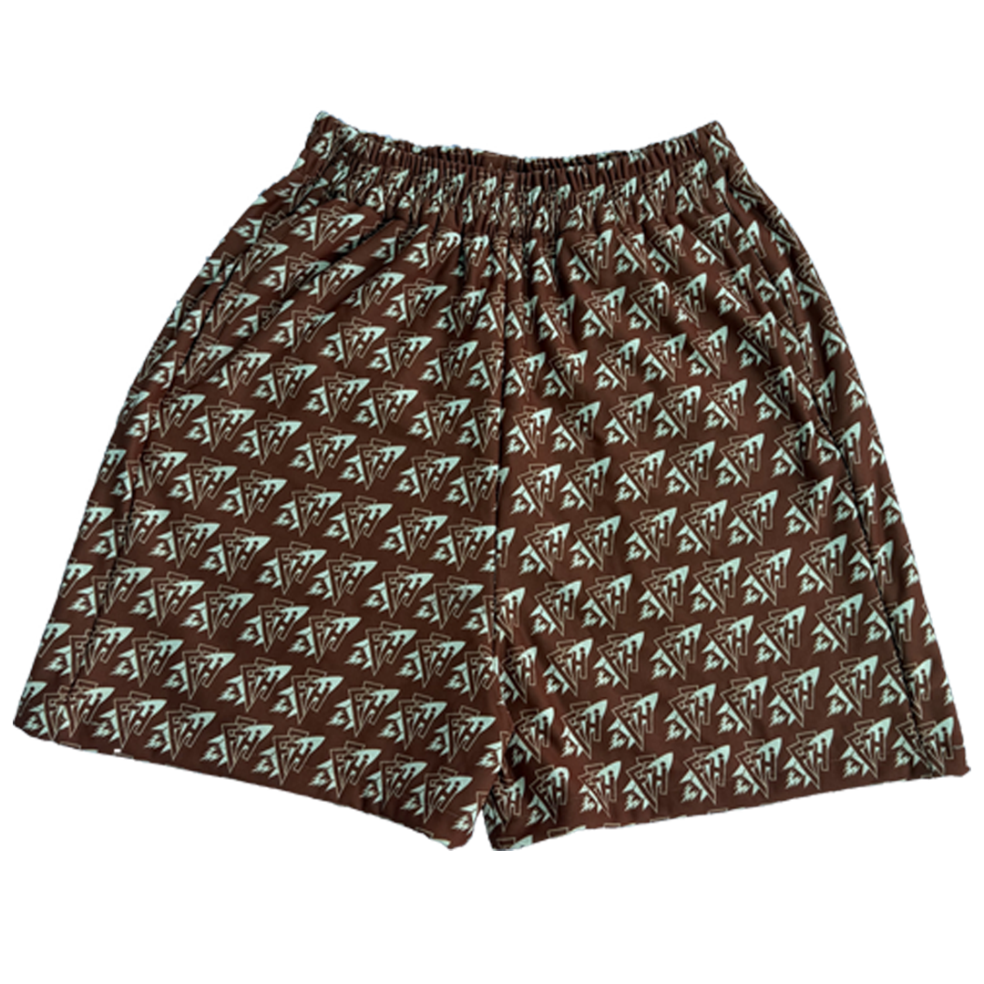 FFH OG Logo Shorts(brown & beige)