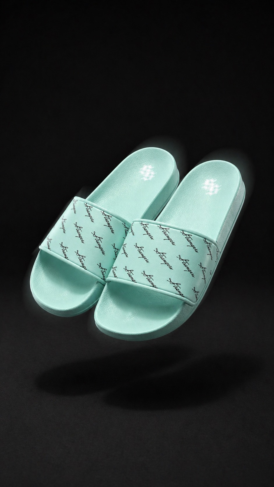 STRANGERS CURSIVE PRINT SLIDES