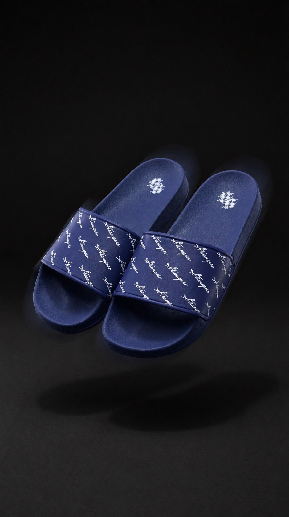 STRANGERS CURSIVE PRINT SLIDES