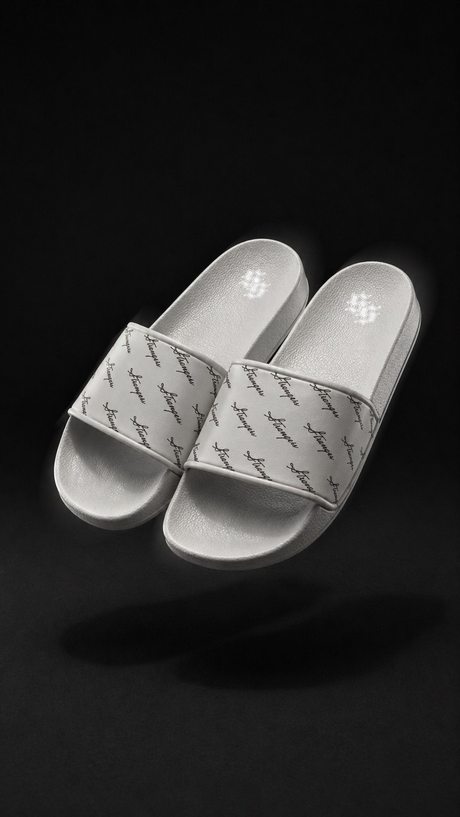 STRANGERS CURSIVE PRINT SLIDES