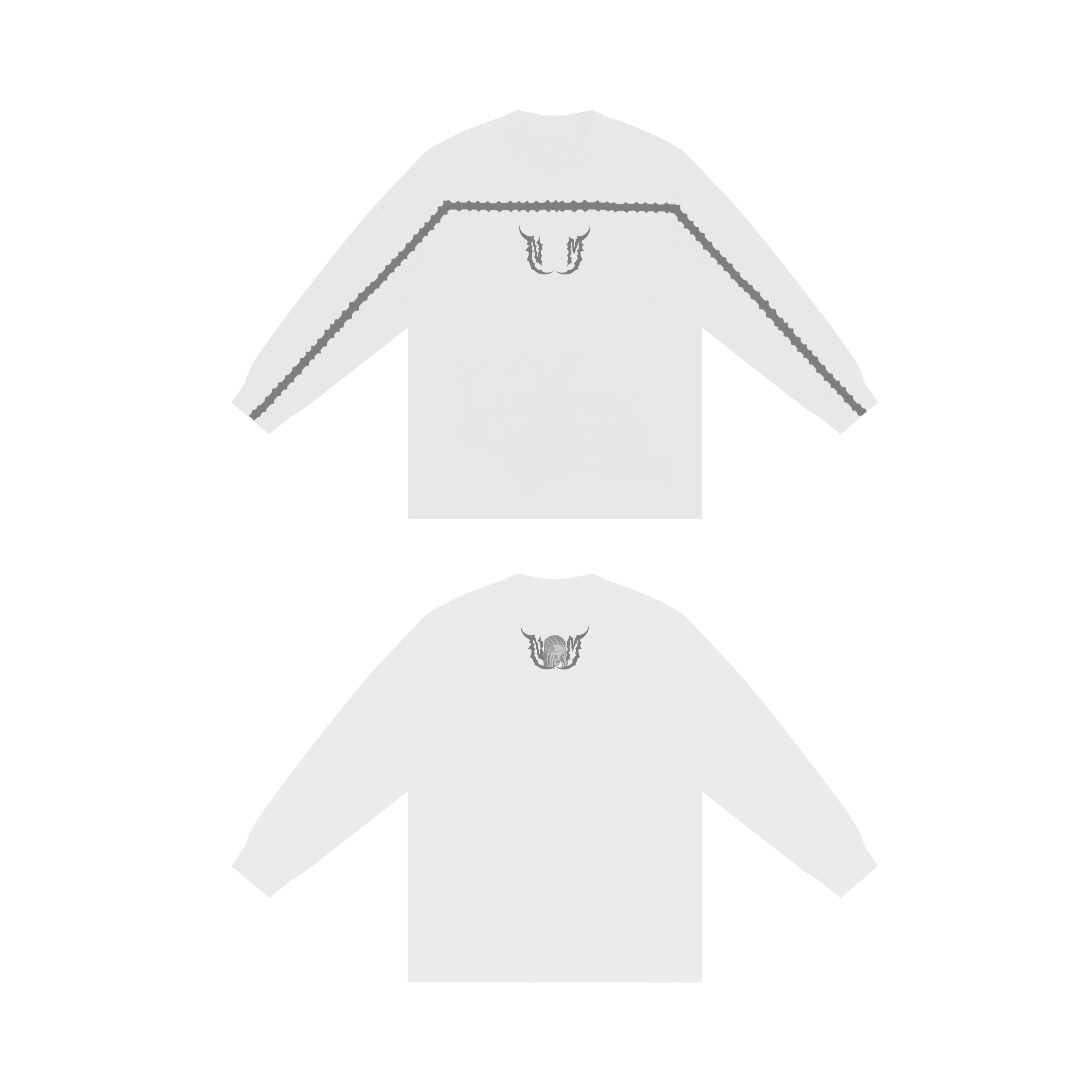 White Reflective Sweatshirt