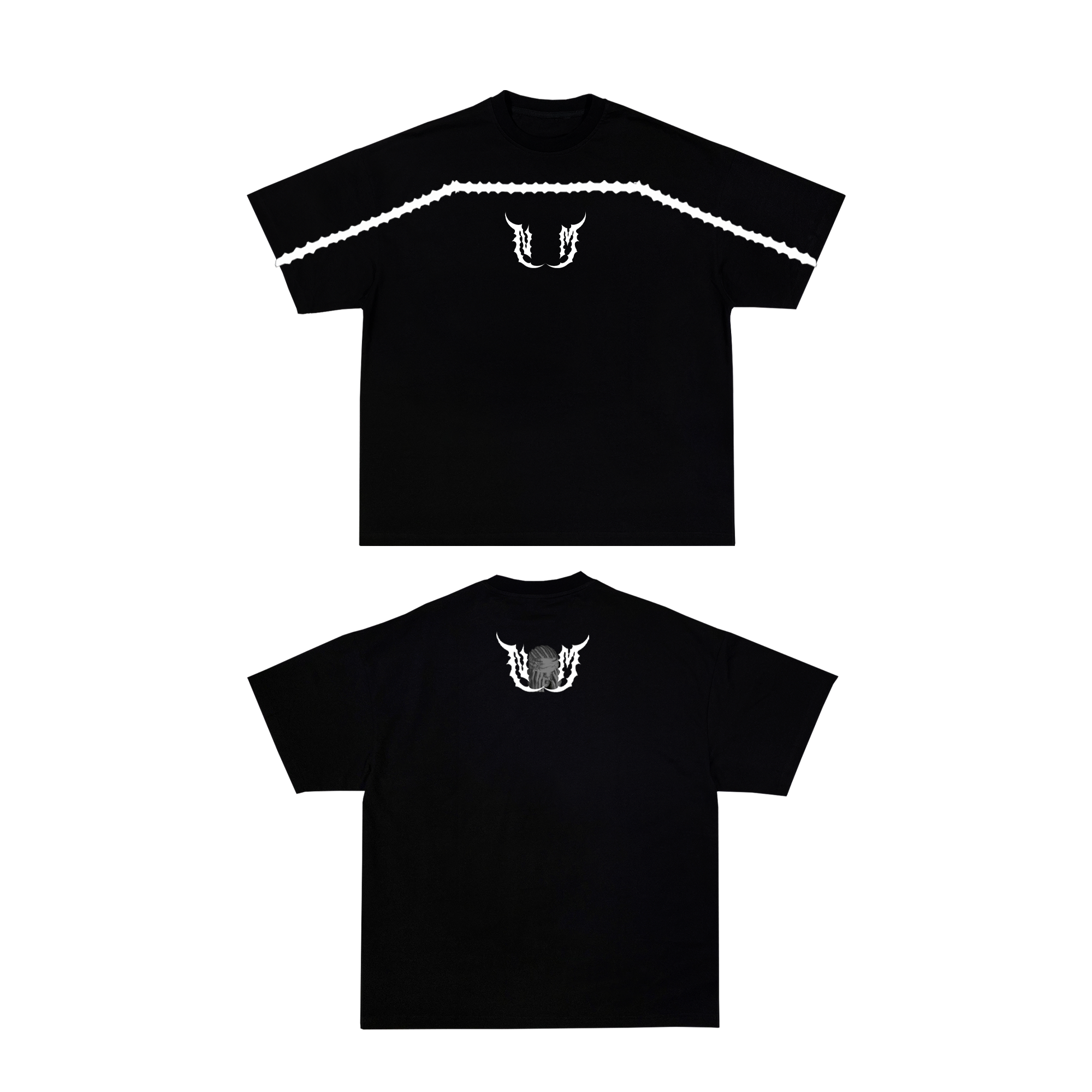 Black Reflective Tee