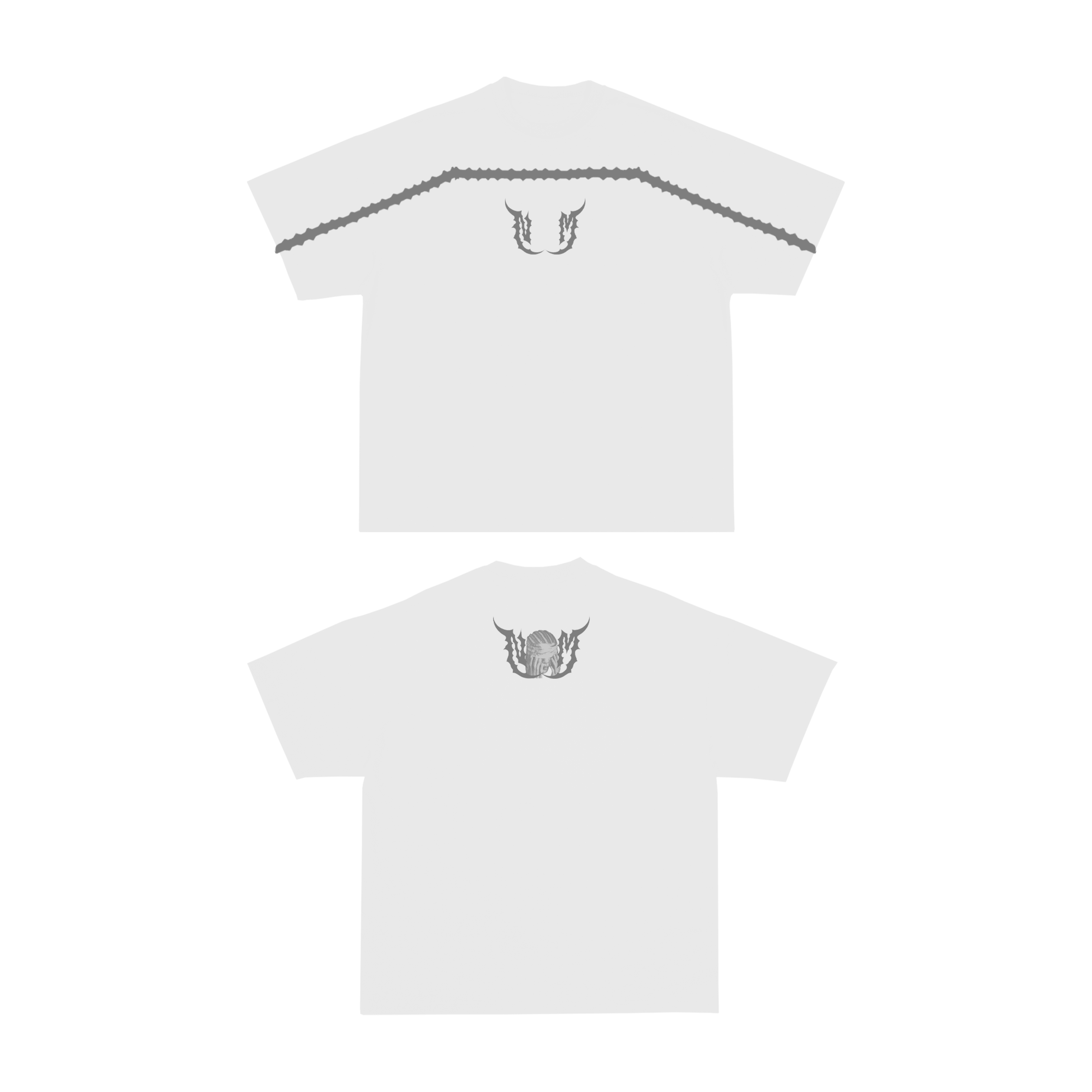 White Reflective Tee