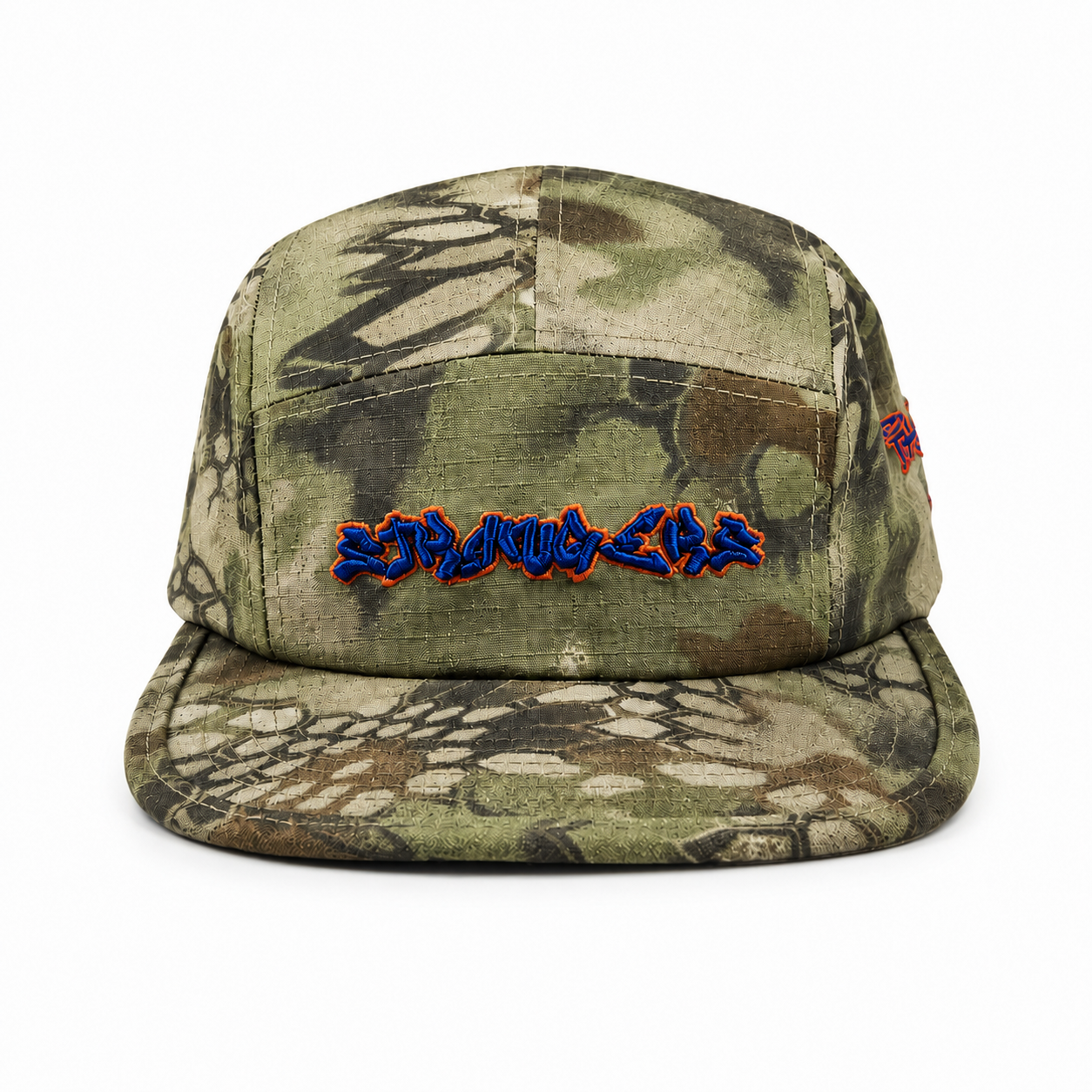 STRANGERS 5 PANEL REPTILE CAMO CAP