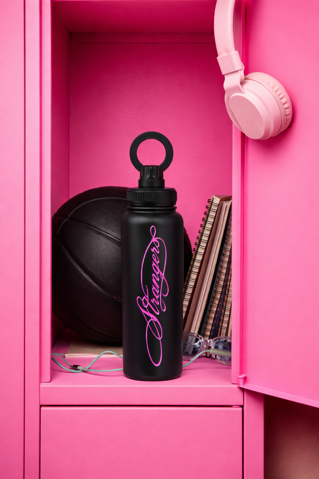 STRANGERS INSULATED WATER BOTTLE back