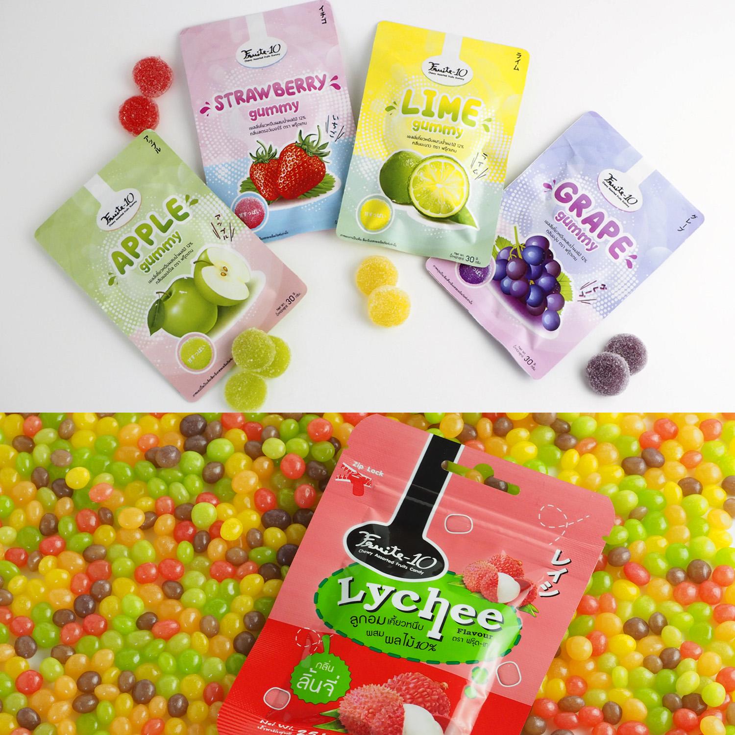 Assorted Fruit Candy and Gummies