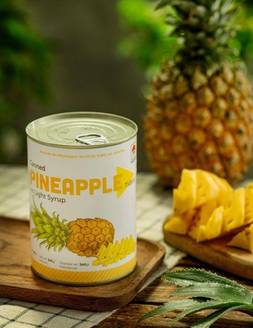 Canned pineapple
