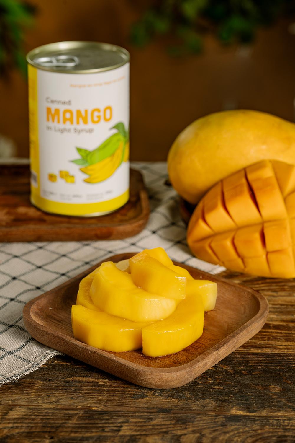 Canned mango