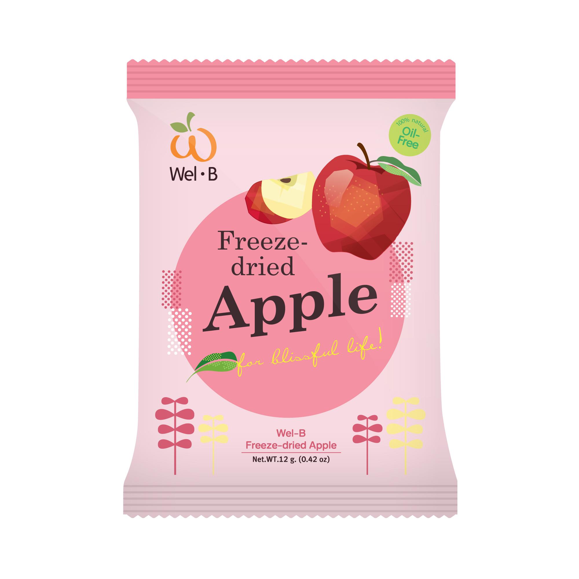 Wel-B Freeze-dried Apple 12g. (แอปเปิลกรอบ 12g.)