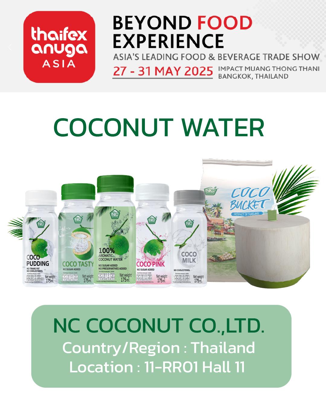 Coconut Water and Trimmed Coconut