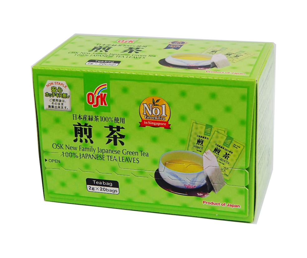 OSK NEW FAMILY JAPANESE GREEN TEA 2G X 20P X 30PCS