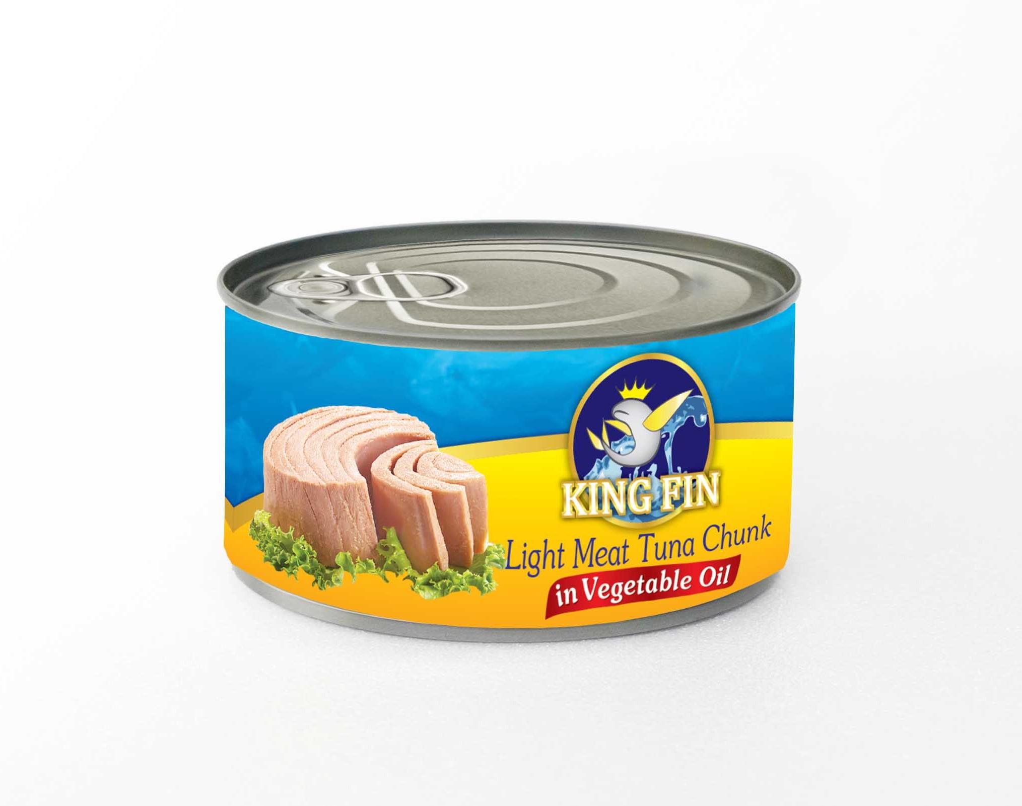 Canned Light meat tuna chunk in oil