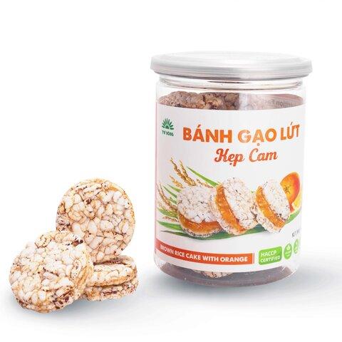 0-Brown Rice Cake with Orange
