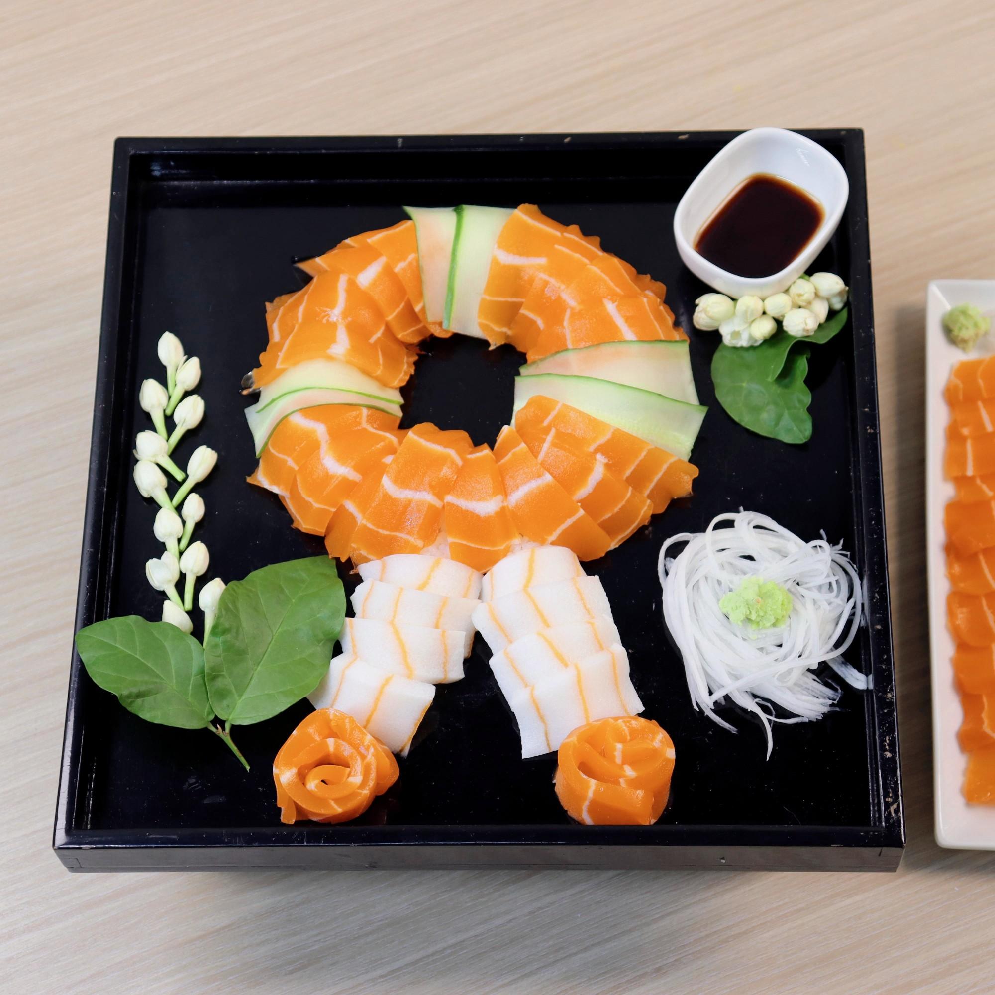 Plant-based Sashimi Salmon