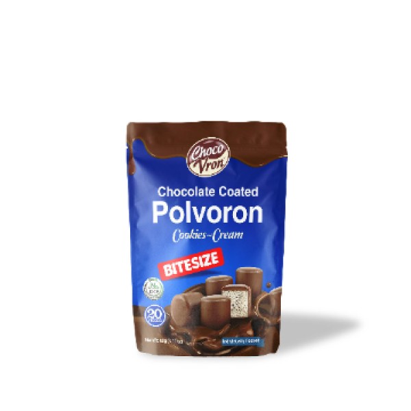 ChocoVron Bite Size Chocolate-coated Cookies And Cream 80g