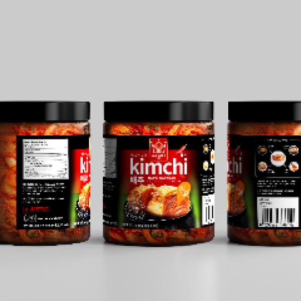 Wangsil Prem. Napa Kimchi 500g Glass Jar