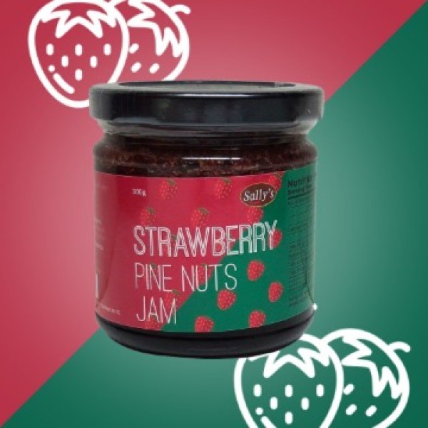 Strawberry-Pine Nuts Jam