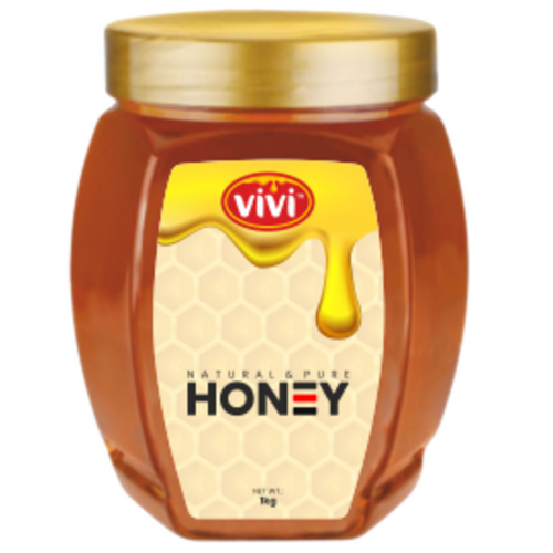 1kg hexa pet jar front