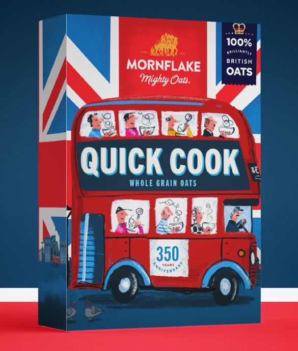 Mornflake Union Jack Quick Cook Oats
