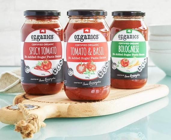 Organic OZGANICS Pasta Sauces - No Added Sugar