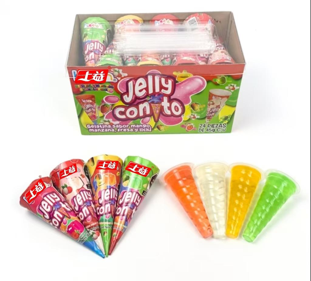 45g jelly ice-cream shaped in boxes