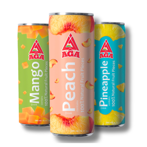 Fruit Pieces Drink Cans (240 ml)