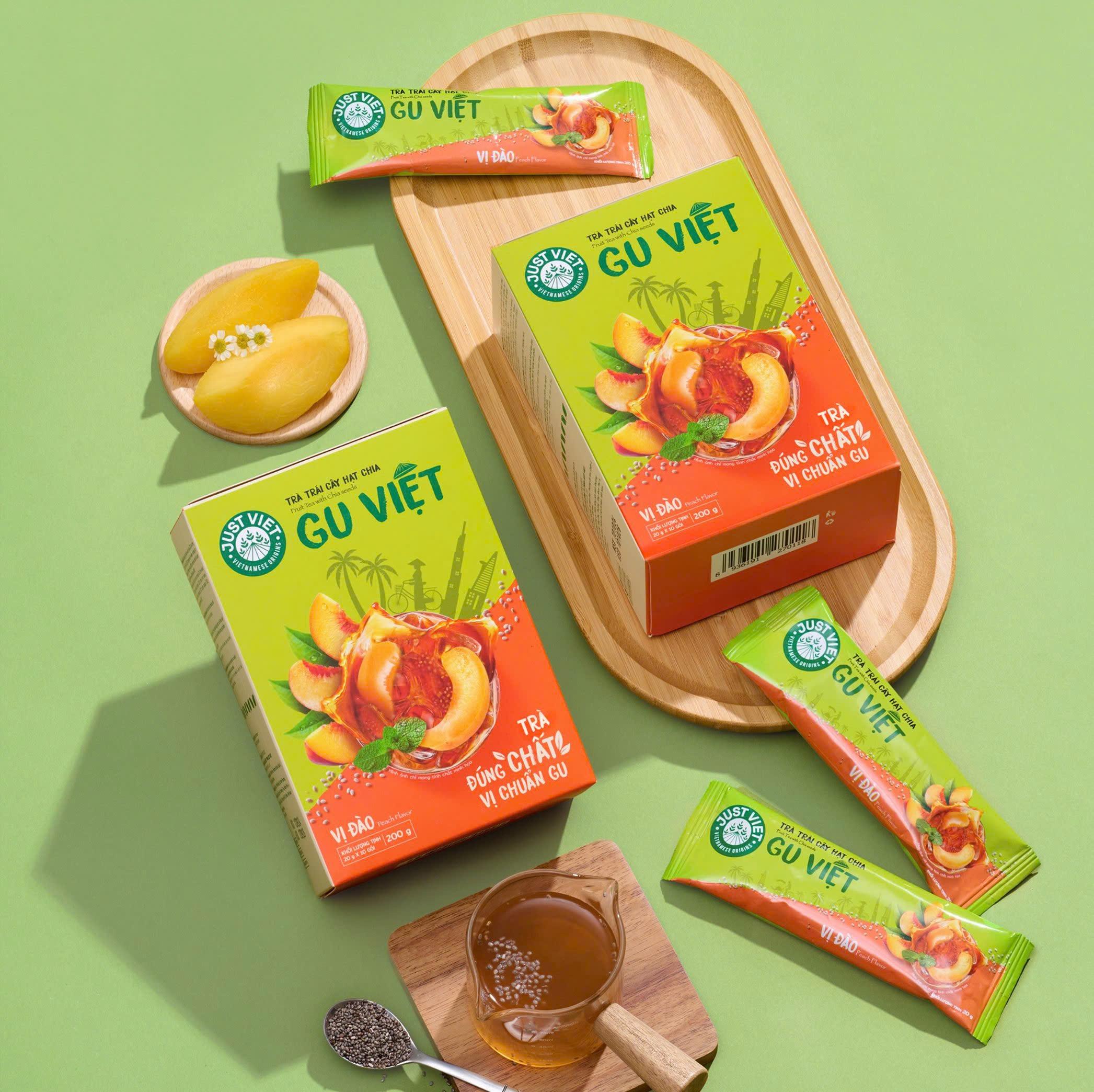 Fruit Tea with Chia Seeds - Peach Flavor