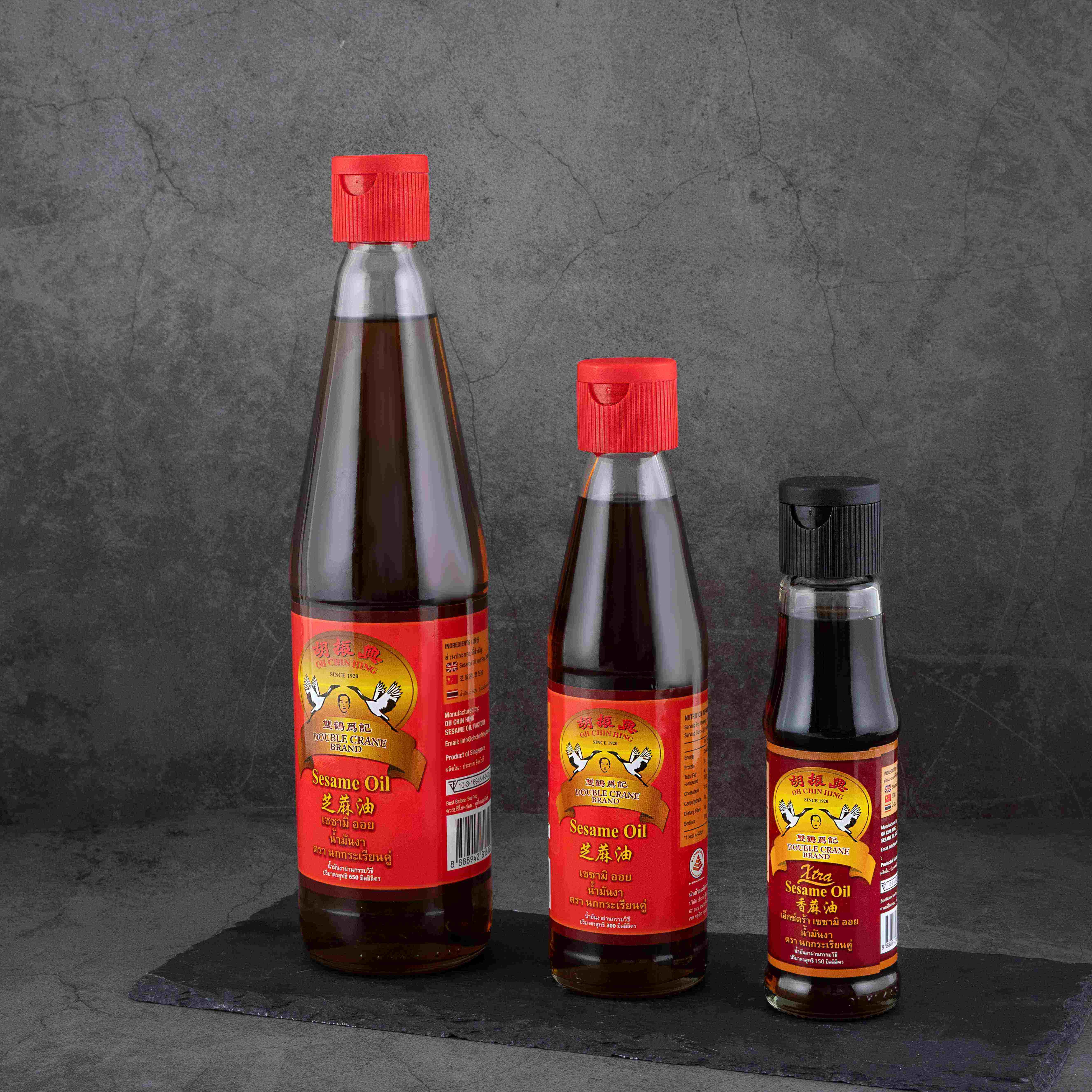 Double Crane Brand Sesame Oil from Singapore