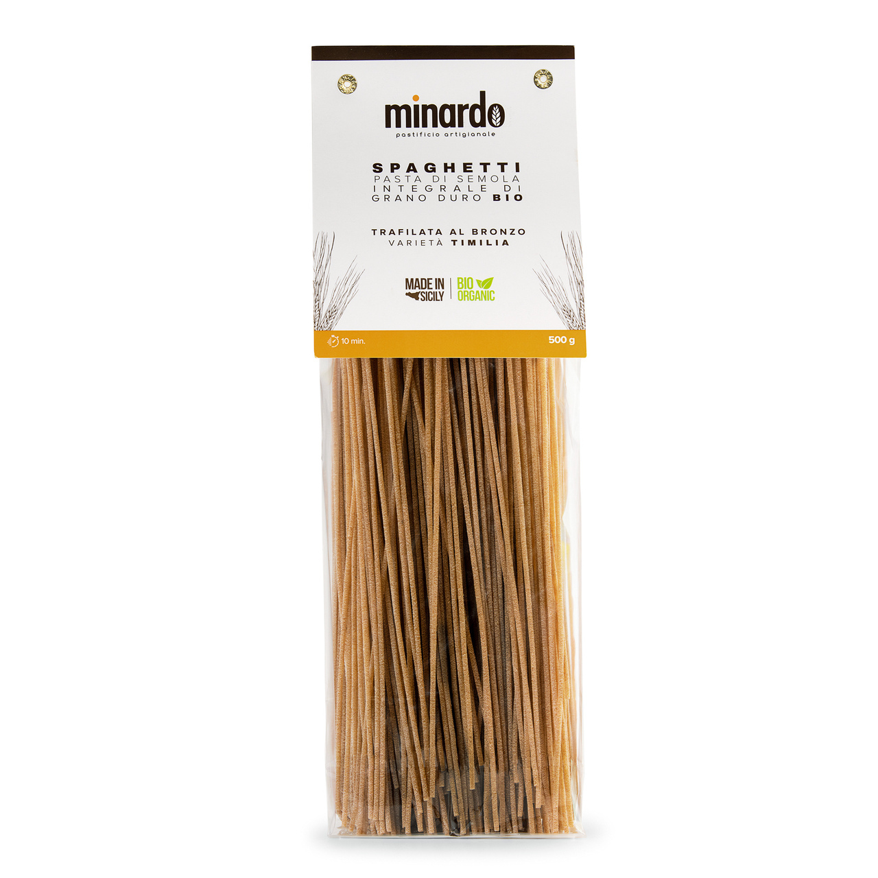 SPAGHETTI WHOLE WHEAT ORGANIC TOP LABEL