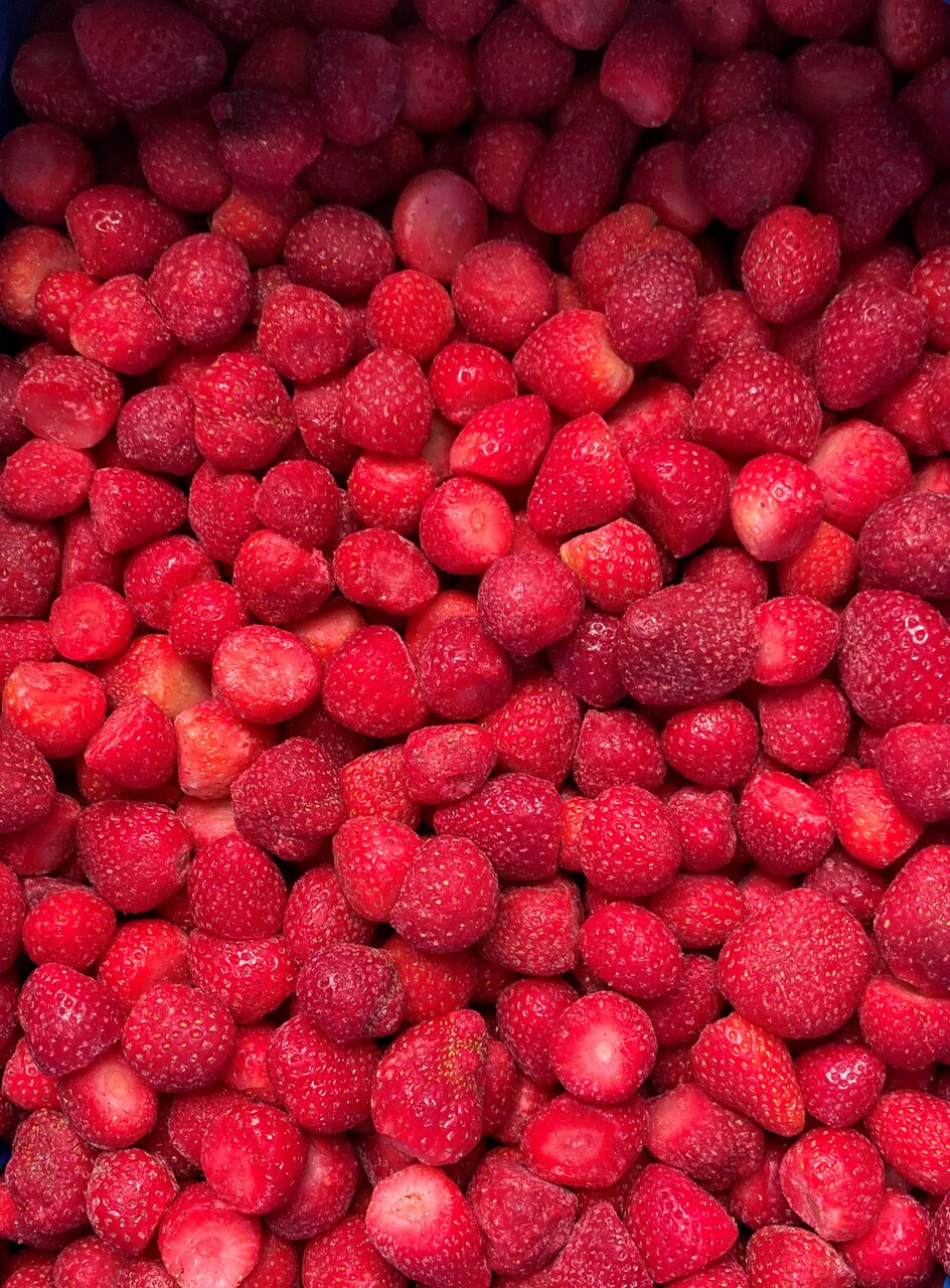 Frozen strawberry