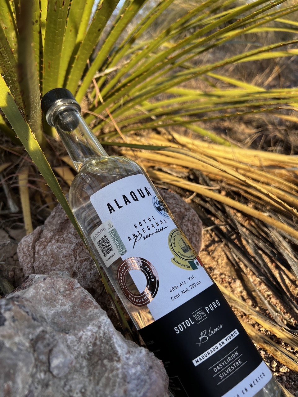 ALAQUA SOTOL (38% ALC. BY VOL.) - MEXICAN ARTISANAL SPIRIT