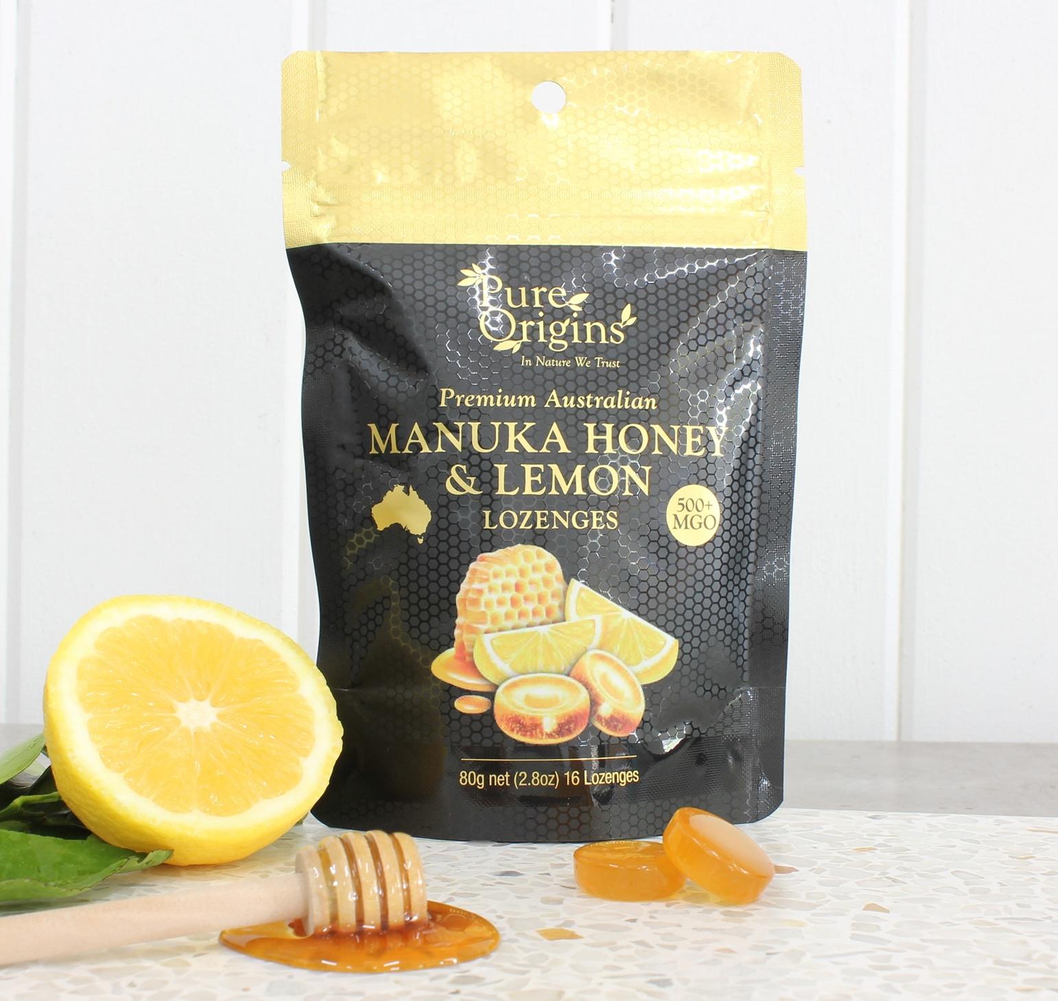 Manuka Honey & Lemon Lozenges