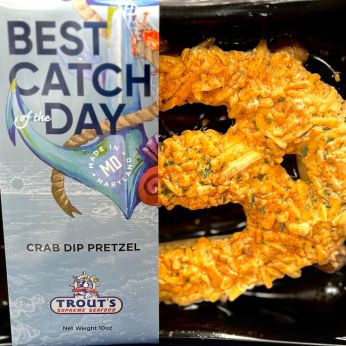 CRAB DIP PRETZEL