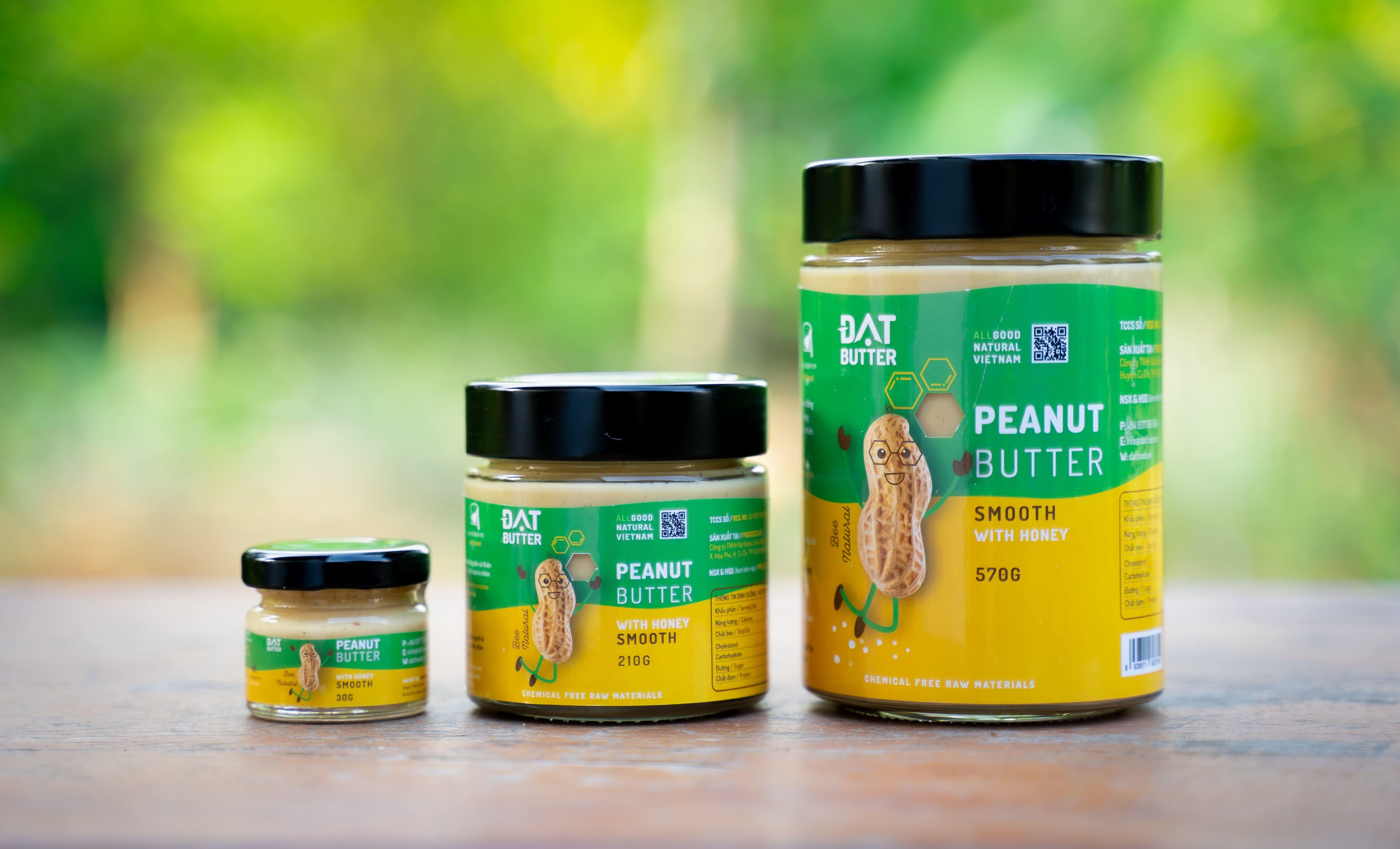 PEANUT BUTTER WITH HONEY 30G/210G/570G