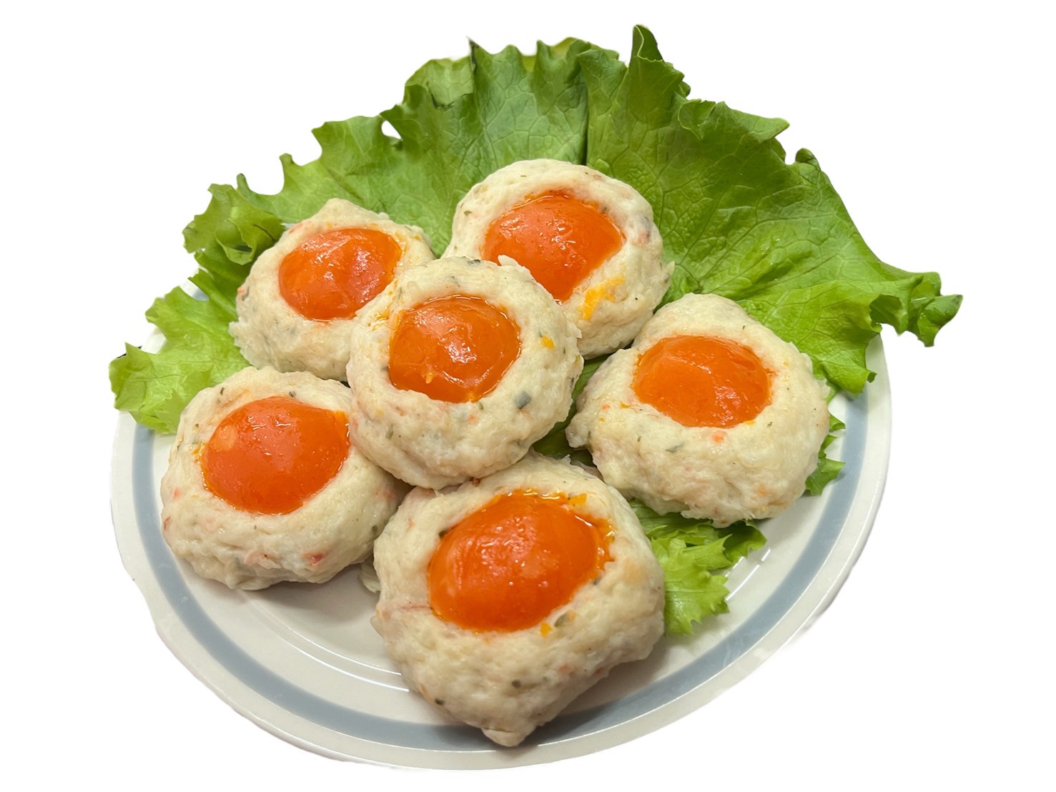 Steam crab with egg yolk