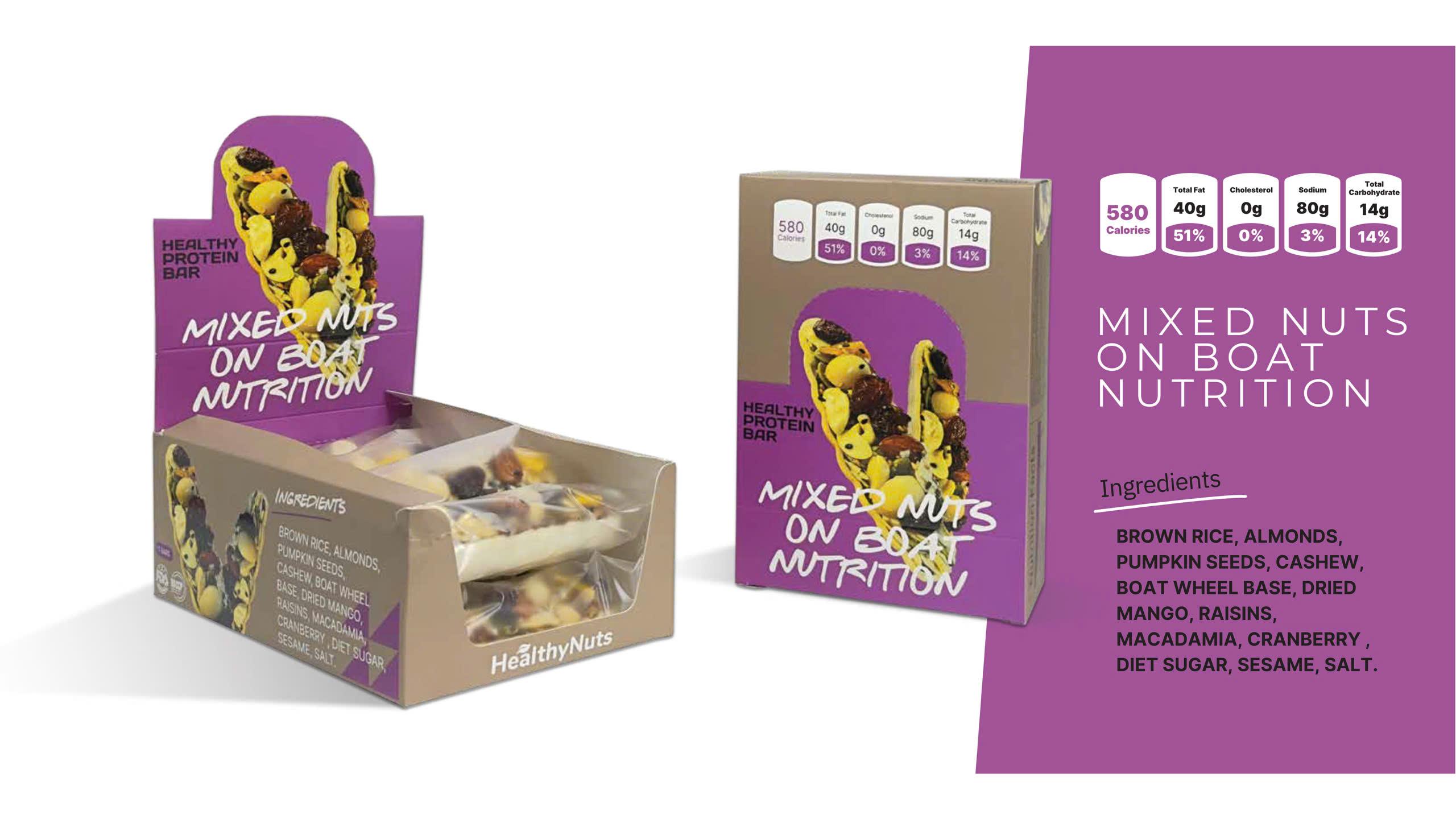 Mixed  Nuts on Boat Nutrition