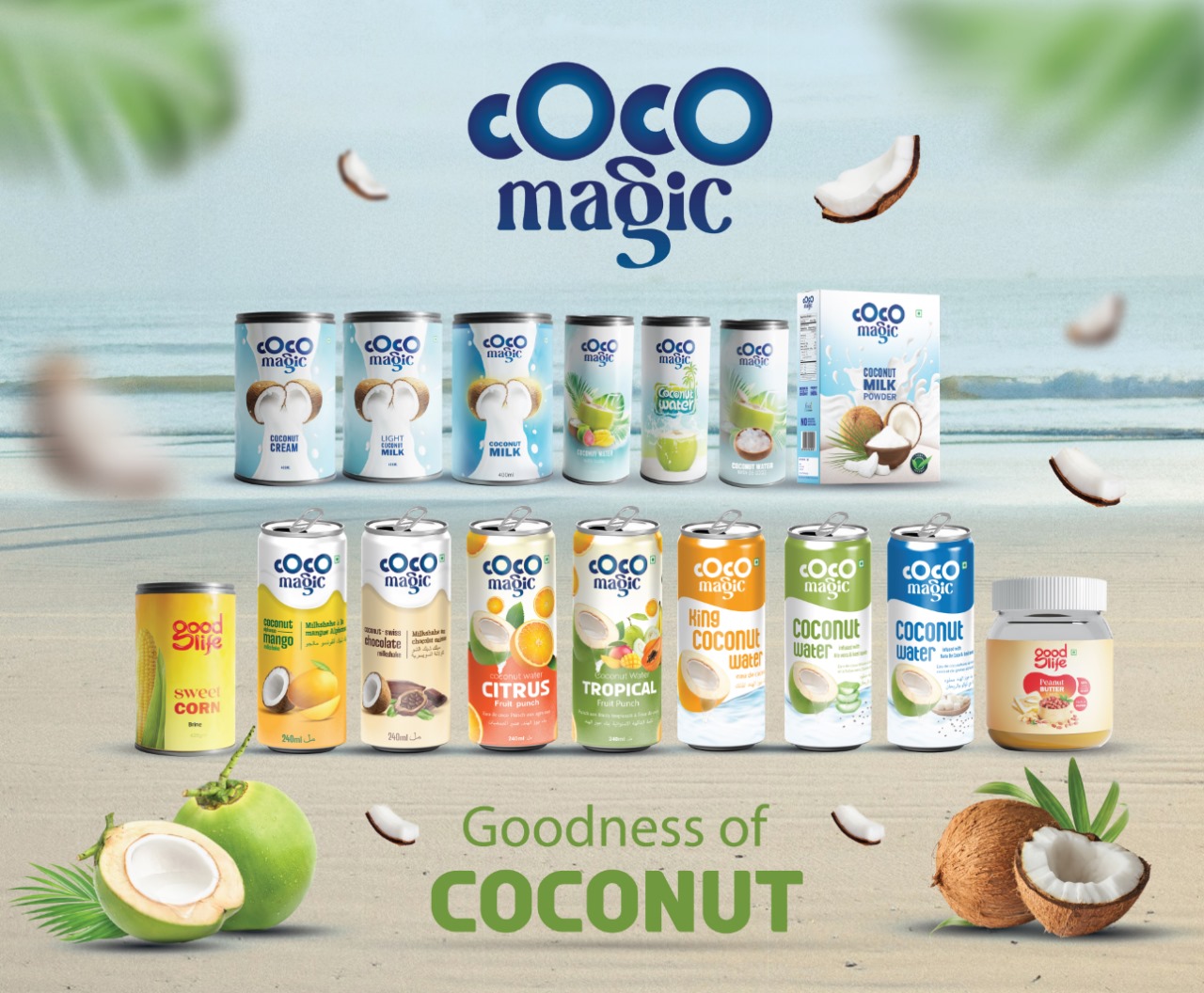 Coconut Milk Coconut Milk Powder Coconut Cream Coconut Beverages Sweet Corn peanut Butter & Mayonnaise