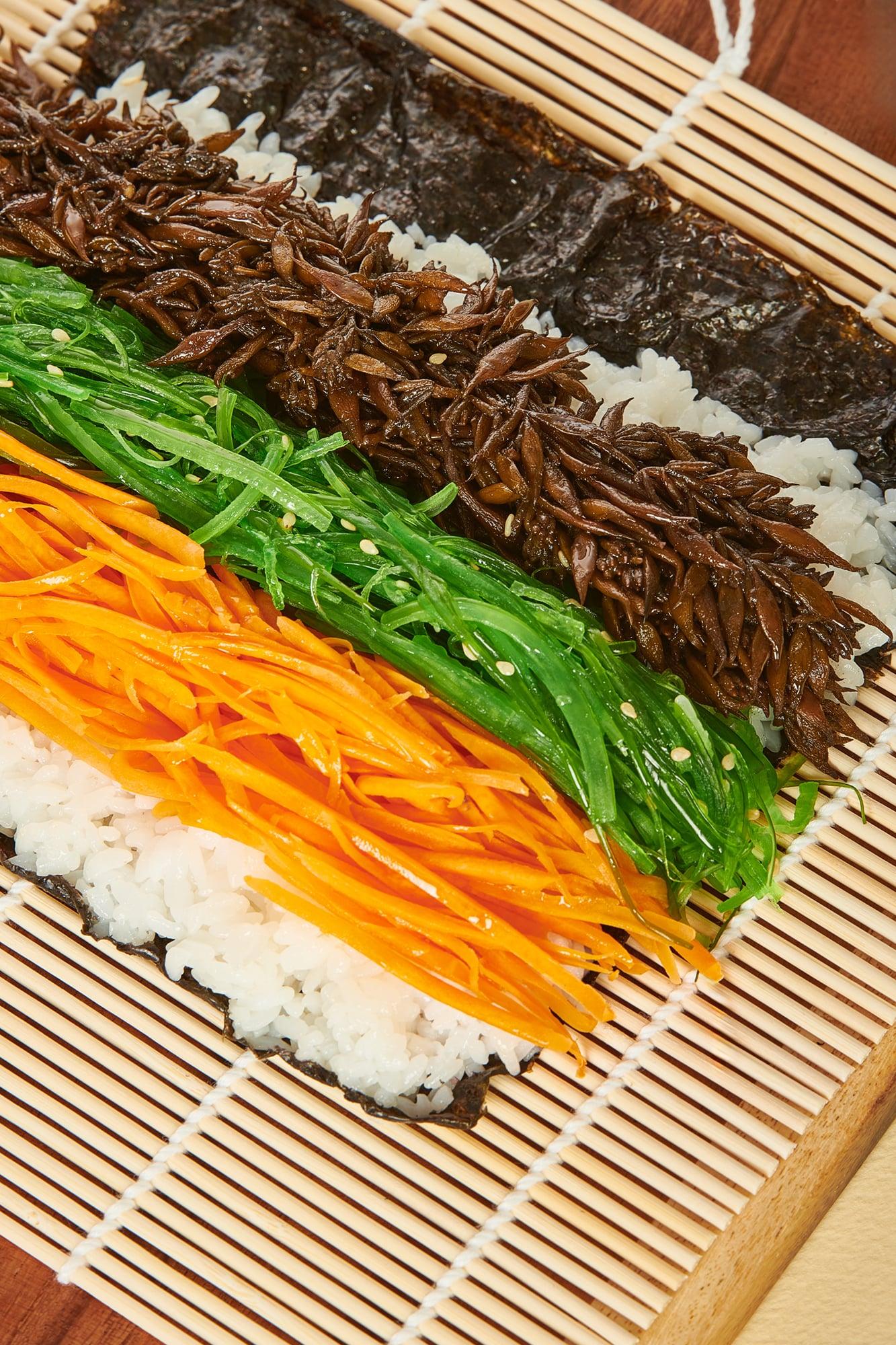 Seaweed Kimbap filling