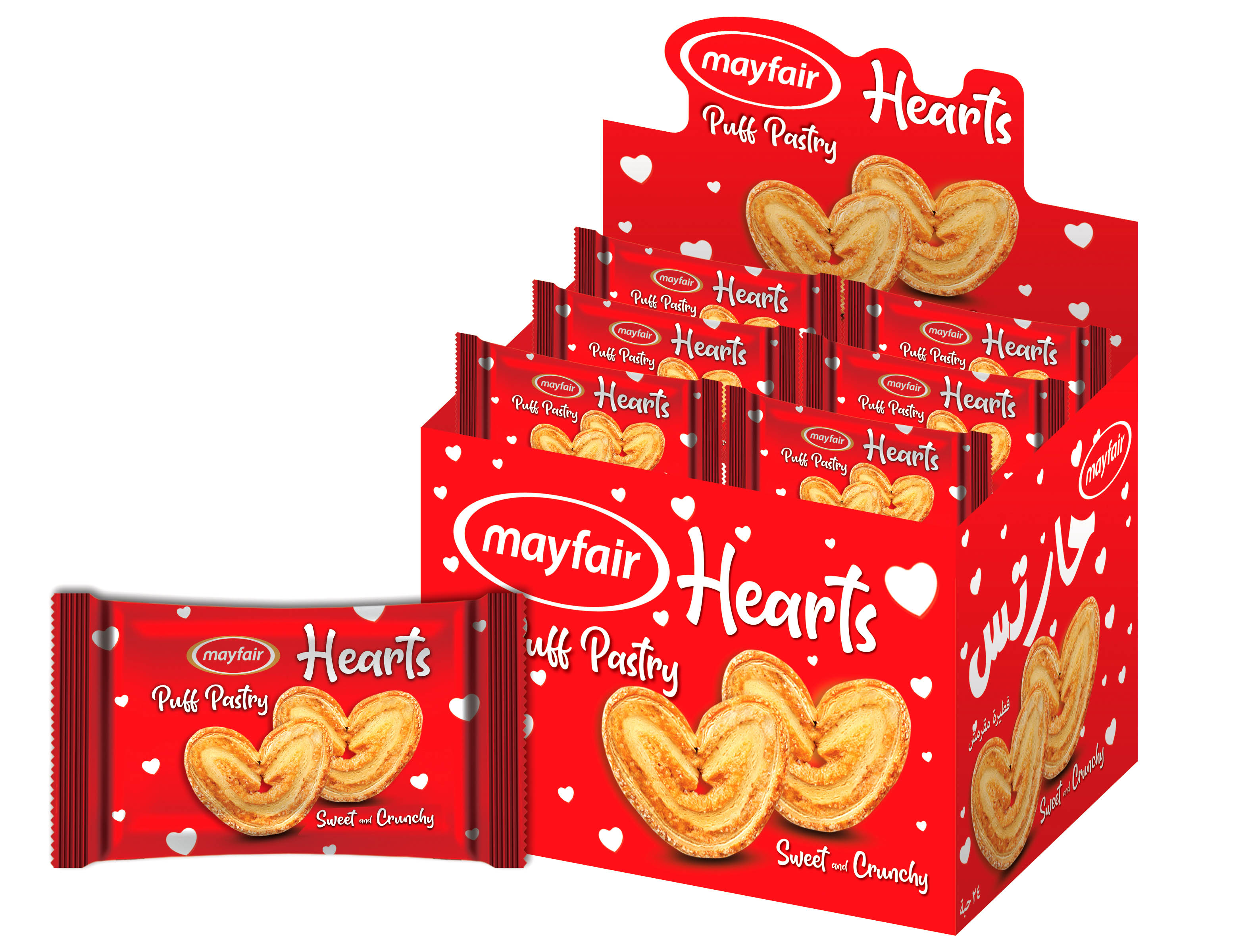Hearts Puff Pastry